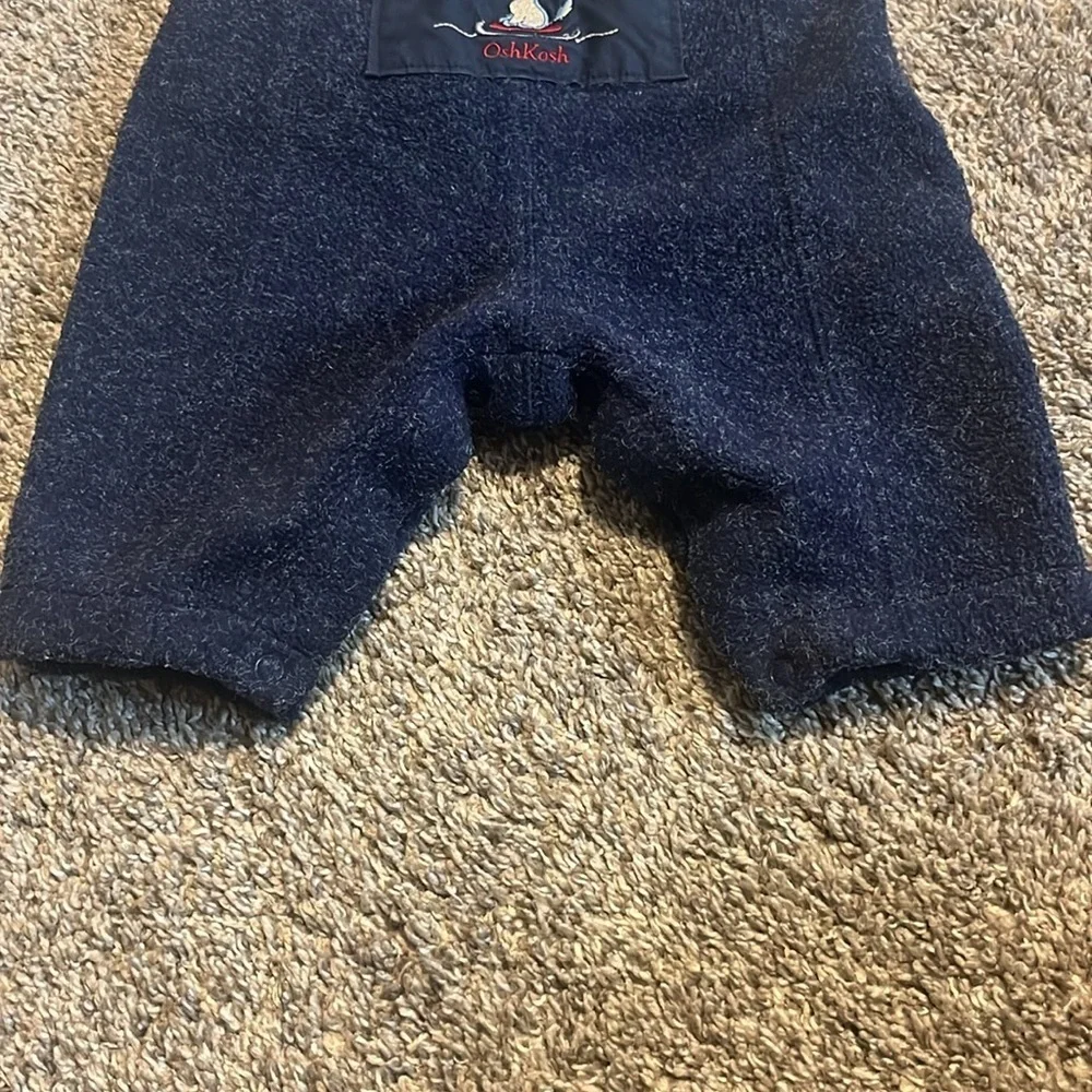Oshkosh Infant Two Piece‎ Overalls and Long Sleeve Shirt Winter Set 0-3 Month